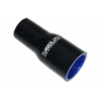 Ø 48 > 30mm / Reduzierer L:100mm / Silikonschlauch - schwarz