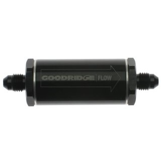 Goodridge FF572-04 Kraftstoff-Filter Dash4 (schwarz) -  f&uuml;r Turbolader-Zulaufleitungen