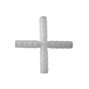 10 mm Kreuzverbinder Kunststoff (Polyamid) - wei&szlig;