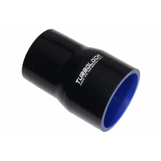 Ø 63 > 60mm / Reduzierer L:100mm / Silikonschlauch - schwarz