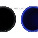 Ø 76 > 70mm / 45° Reduzierbogen / Silikonschlauch - blau