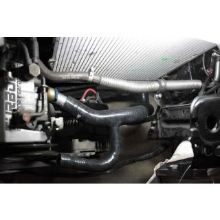 Silikon Kühlwasserschlauch Zusatzkühler Audi S2 RS2 - schwarz