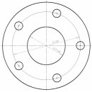 Distanzscheibe 5mm LK: 5x130mm NLB: 71,6mm