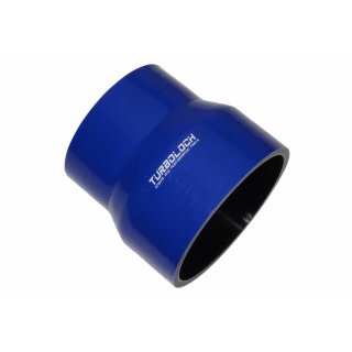 Ø 90 > 80mm / Reduzierer L:100mm / Silikonschlauch - blau