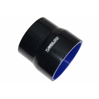 Ø 102 > 80mm / Reduzierer L:100mm / Silikonschlauch - schwarz