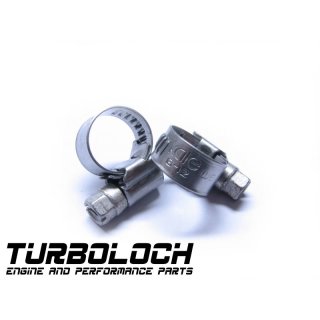 08-12mm - 2x Schlauchschelle V4A 1.4401 Edelstahl B:9mm seewasserres. 1,28EUR/St