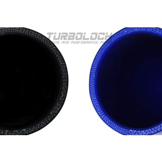 Ø 51mm Silikonschlauch-T-Verbinder mit 25mm Anschluss - schwarz